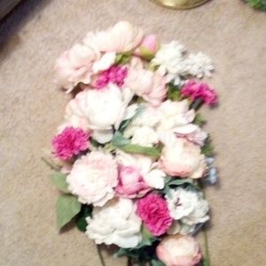 Huge bouquet of silk flowers